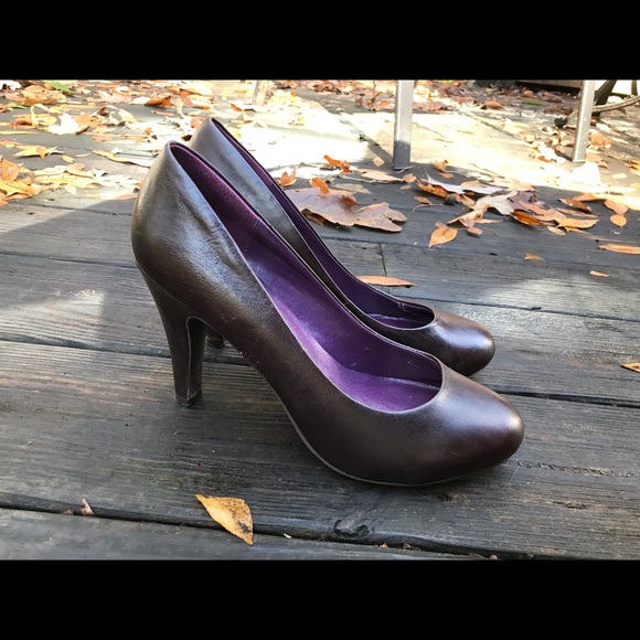 Steve Madden Size 9 Brown Leather Heels - Picture 4 of 8